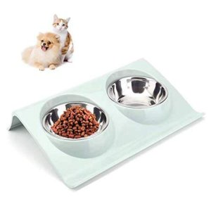 Comedouro/pote Ração Inox Duplo Pet /gatos e Cães Pequenos Atóxico