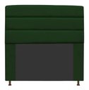 Ver imagem 1 de Cabeceira Estofada Turim 195CM King Suede Verde - D A DECOR