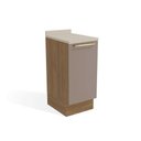 Ver imagem 1 de Módulo Cozinha Kappesberg Botanic Balcão Botanic M621 1 Porta C/tampo 40cm Nogueira/fendi/orion -