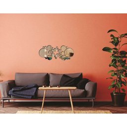Espelho Decorativo Acrílico Enfeite Mandala 35x83 cm 38201 - 4