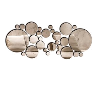 Espelho Decorativo Acrílico Enfeite Mandala 35x83 cm 38201