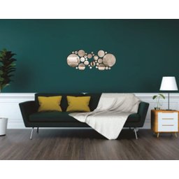 Espelho Decorativo Acrílico Enfeite Mandala 35x83 cm 38201 - 3