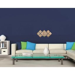 Espelho Decorativo Acrílico Enfeite Losangulo 61x29 cm 38196 - 5