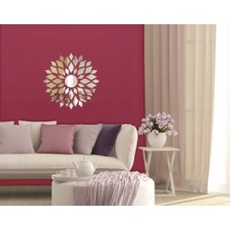 Espelho Decorativo Acrílico Enfeite Mandala 75x75 cm 38194 - 5
