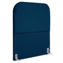 Ver imagem 1 de Cabeceira Solteiro 90 Cm com Frame Alana Suede Azul Marinho Artte