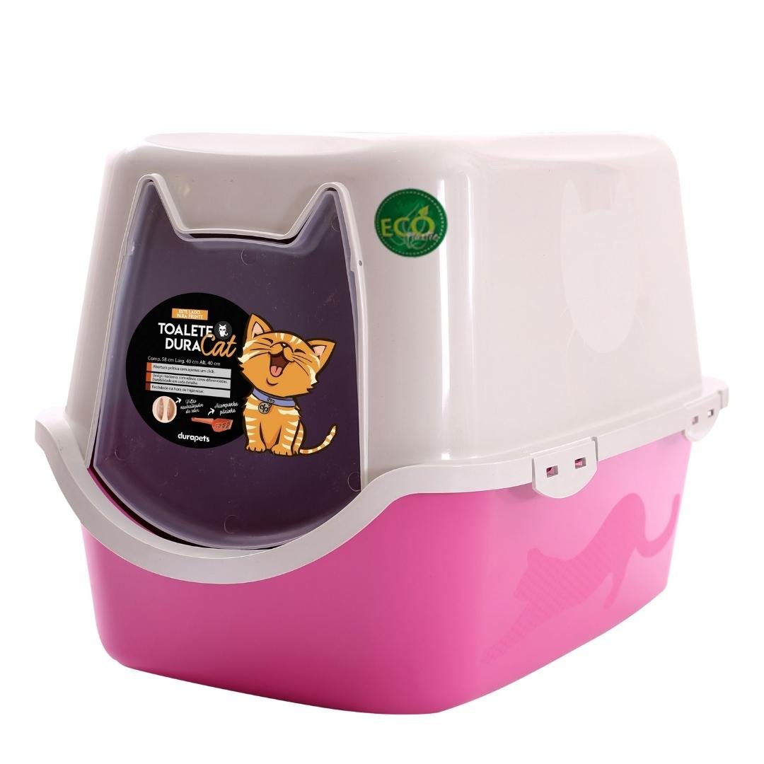 Banheiro Para Gato Toalete Sanitário Duracats Rosa