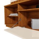 Ver imagem 5 de Estante Home Theater Diamantina Canela/Off White para TV até 60” - Mobler