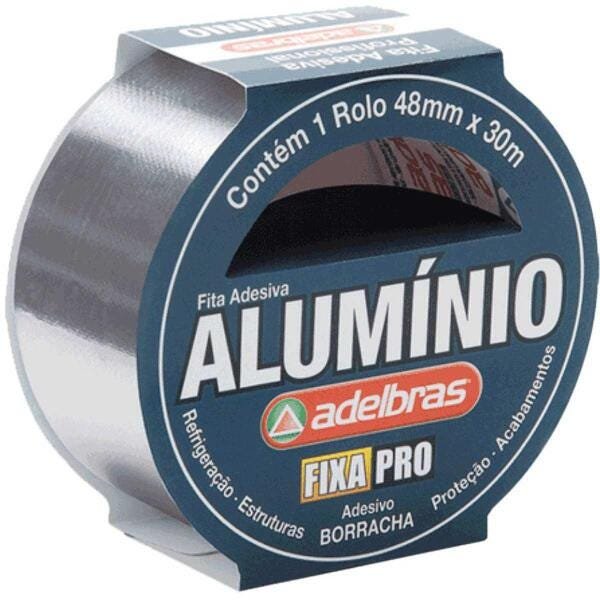Fita De Alta Resistência Aluminium Tape 48Mmx30Mts