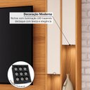 Ver mais imagens de Estante Home para TV até 70 Polegadas 187,5x200cm 3 Portas LED e Rodízios Demeter Espresso Móveis