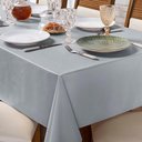 Ver imagem 1 de Toalha de Mesa Lisa Térmica em PVC e Polietileno 140cm x 140cm 01 Peça Cinza Clara Luz