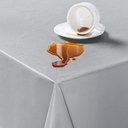 Ver imagem 4 de Toalha de Mesa Lisa Térmica em PVC e Polietileno 140cm x 140cm 01 Peça Cinza Clara Luz