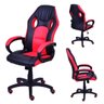 Cadeira Gamer E-Sports Design Conforto Vermelho Jogos Braços Rodas - 1