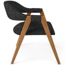 Ver imagem 7 de Kit 06 Cadeiras de Jantar e Estar Living Estofada Nadja L02 Linho Chumbo - Lyam Decor