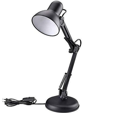 Luminária Robo Articulada de Mesa com Base Garra Computador Home Office