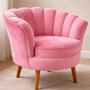 Ver imagem 7 de Poltrona Pétala Decorativa em Veludo Premium Rosa Élpis Móveis