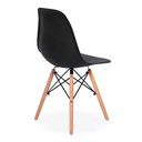 Ver imagem 4 de Kit - Mesa Redonda Eames 90 Cm Branco + 4 Cadeiras Eiffel Dsw Preto