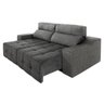 Sofá 3 Lugares Retrátil e Reclinável Top Lubeck 210cm Cinza - 3