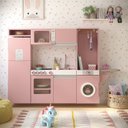 Ver imagem 6 de Cozinha Infantil Luli C/ Refrigerador,fogão,microondas,maq.lavar - Rose