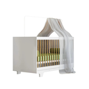 Ver imagem 2 de Quarto Bebê Branco com Berço ,guarda Roupa, Cômoda e Colchão