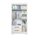 Ver imagem 4 de Quarto Bebê Branco com Berço ,guarda Roupa, Cômoda e Colchão