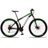 Bicicleta Aro 29 Suspensão Shimano Bike 21 Marchas Aço:verde - 1