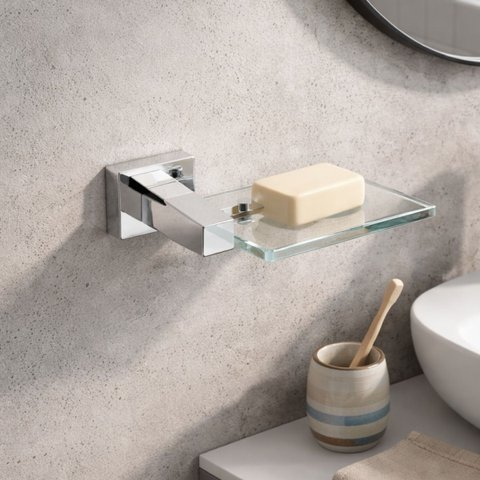 Saboneteira para Banheiro de Parede Cubit
