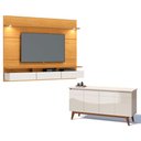 Ver imagem 1 de Painel Suspenso Decore com Aparador Buffet Classic 1.8 Nature Off White - Imcal