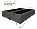 Ver imagem 3 de Kit com 12 Mini Pés Preto 3 Cm C/ Porcas P/ Cama Box Baú Queen King