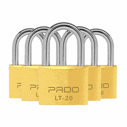 Cadeado Pado 20 Mm Mesma Chave Segredo Com 5 Unidades CADEADO LT-20MM SEGREDOS IGUAIS S1 - 3