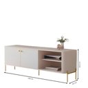Ver imagem 3 de Bancada para Tv 58 Polegadas Sven Off White Dourado