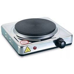 Fogão Elétrico 1 Boca Chapa Anti Aderente Aço Inox Cooktop Portátil Fogareiro 1000W - 2 Fogão Elétrico 1 Boca Chapa Anti Aderente Aço Inox Cooktop Portátil Fogareiro 1000W - 2