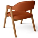 Ver imagem 7 de Kit 4 Cadeiras de Jantar e Estar Living Estofada Nadja L02 Linho Terracota - Lyam Decor