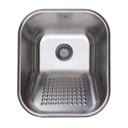 Ver imagem 1 de Tanque Lavanderia Aço Inoxidável Escovado com Ralo Drenagem