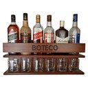 Ver imagem 3 de Bar de Parede Barzinho Decorativo Adega na Cor Imbuia Tema Boteco - Co2beer