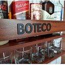 Ver imagem 2 de Bar de Parede Barzinho Decorativo Adega na Cor Imbuia Tema Boteco - Co2beer