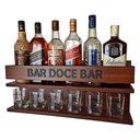 Ver imagem 4 de Bar de Parede Barzinho Decorativo Adega na Cor Imbuia Tema Bar Doce Bar - Co2beer