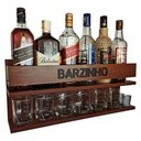 Ver imagem 3 de Bar de Parede Barzinho Decorativo Adega na Cor Imbuia - Co2beer