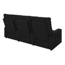 Ver imagem 4 de Poltrona Reclinável para Cinema Parma 3 Lugares Baú Usb Pu Preto Fh1 - D'Rossi