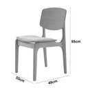 Ver imagem 3 de Conjunto com 2 Cadeiras Malta Gold em Madeira Maciça para Sala de Jantar Moderna Mobília