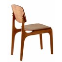 Ver mais imagens de Conjunto com 2 Cadeiras Malta Gold em Madeira Maciça para Sala de Jantar Moderna Mobília