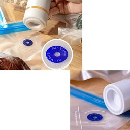 Mini seladora a Vacuo Touch Portatil Embaladora Domestica Embalagem Automatica Cozinha Comida Casa B - 7