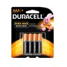 Pilha Alcalina Aaa Palito Duracell com 4 Unidades - 1