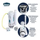 Ver imagem 4 de Kit Reparo Mecanismo Caixa Acoplada Universal Completo Caixa De Descarga Com Valvula Dupla 3/6 L