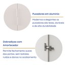 Ver imagem 7 de Armário Multiuso 2 Portas 6 Prateleiras Branco