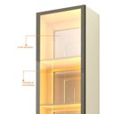 Ver imagem 6 de Torre Multiuso Organizadora 1 Porta Reflecta Off White Matiz