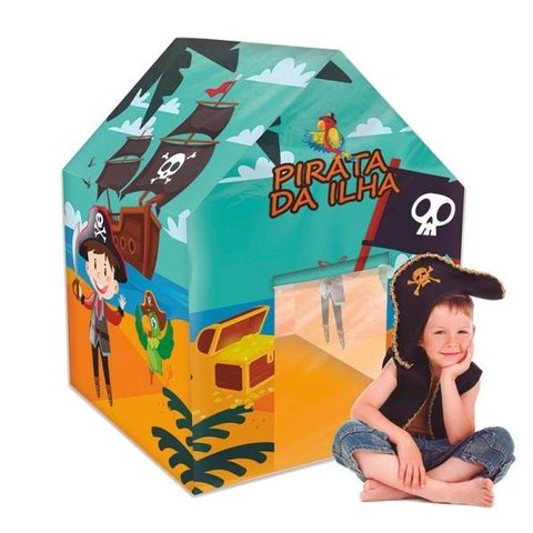 Toca Barraca Casinha Infantil Pirata da Ilha