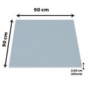 Ver imagem 3 de Tampo Quadrado 90 cm (Largura) P25 Pandin MDP 2,50 cm (Altura) Cor Cinza