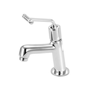 Torneira P/deficiente Pne Automática Lavatório Nbr 9050:prateado/cromado