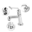 Ver imagem 2 de Torneira P/deficiente Pne Automática Lavatório Nbr 9050:prateado/cromado