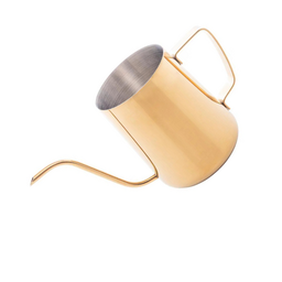 Leiteira De Aço Inox Bico De Pato Dourada 600Ml - Lyor - 2